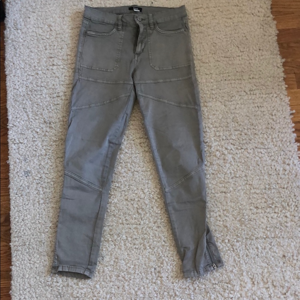 Light gray army style BDG pants